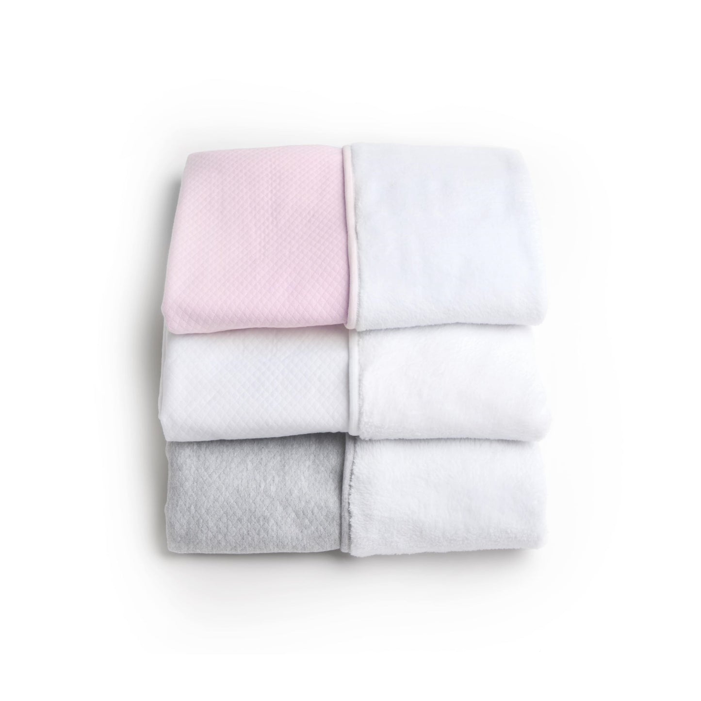 Deken losange en fleece geborduurd 80x80 cm