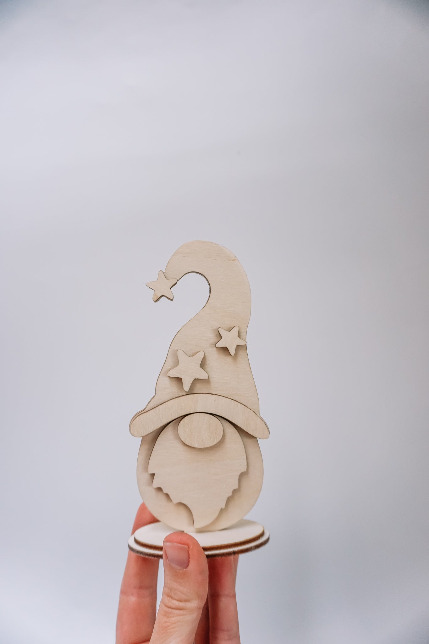 Houten gnome familie
