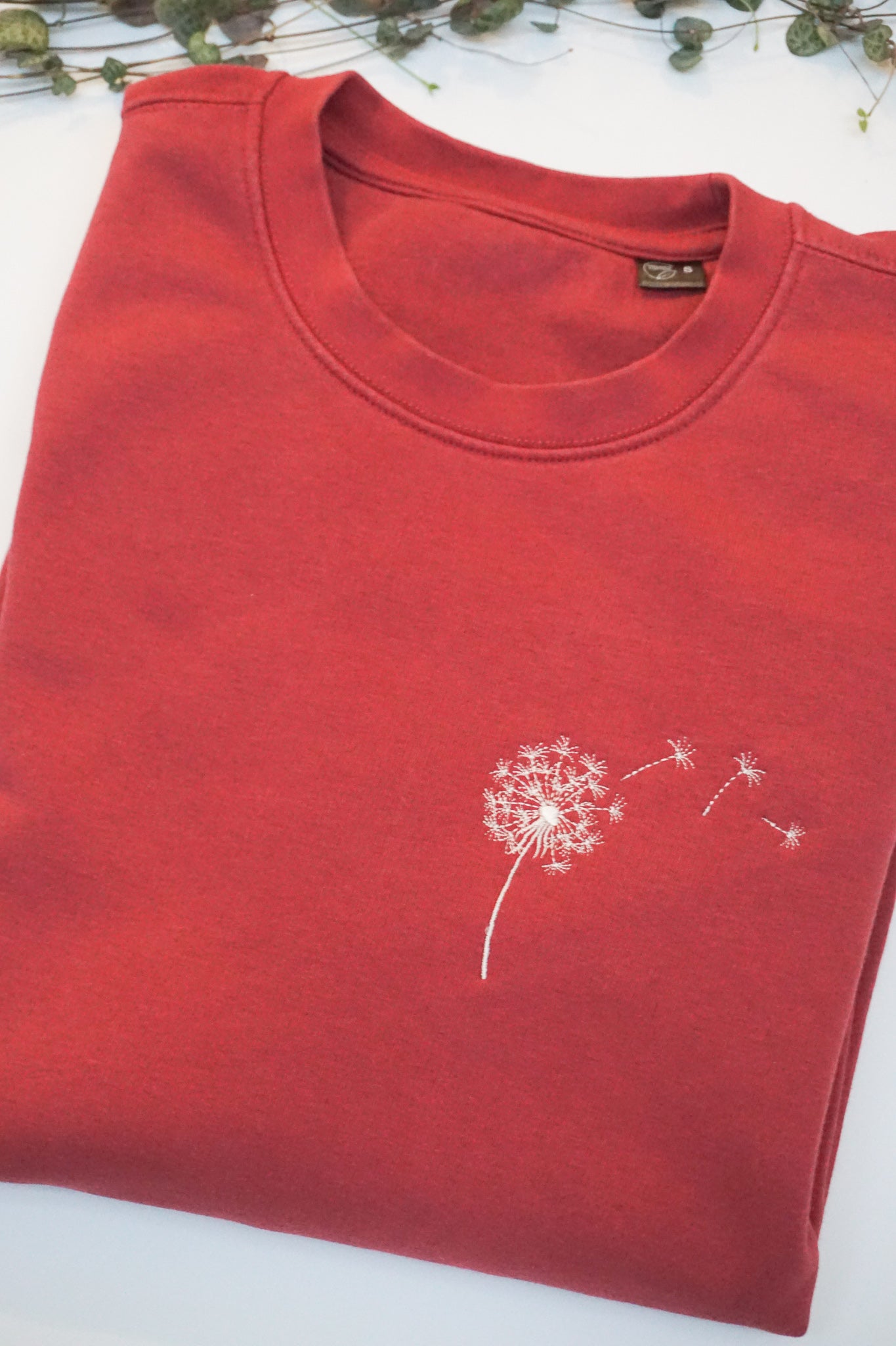 Geborduurde sweater unisex