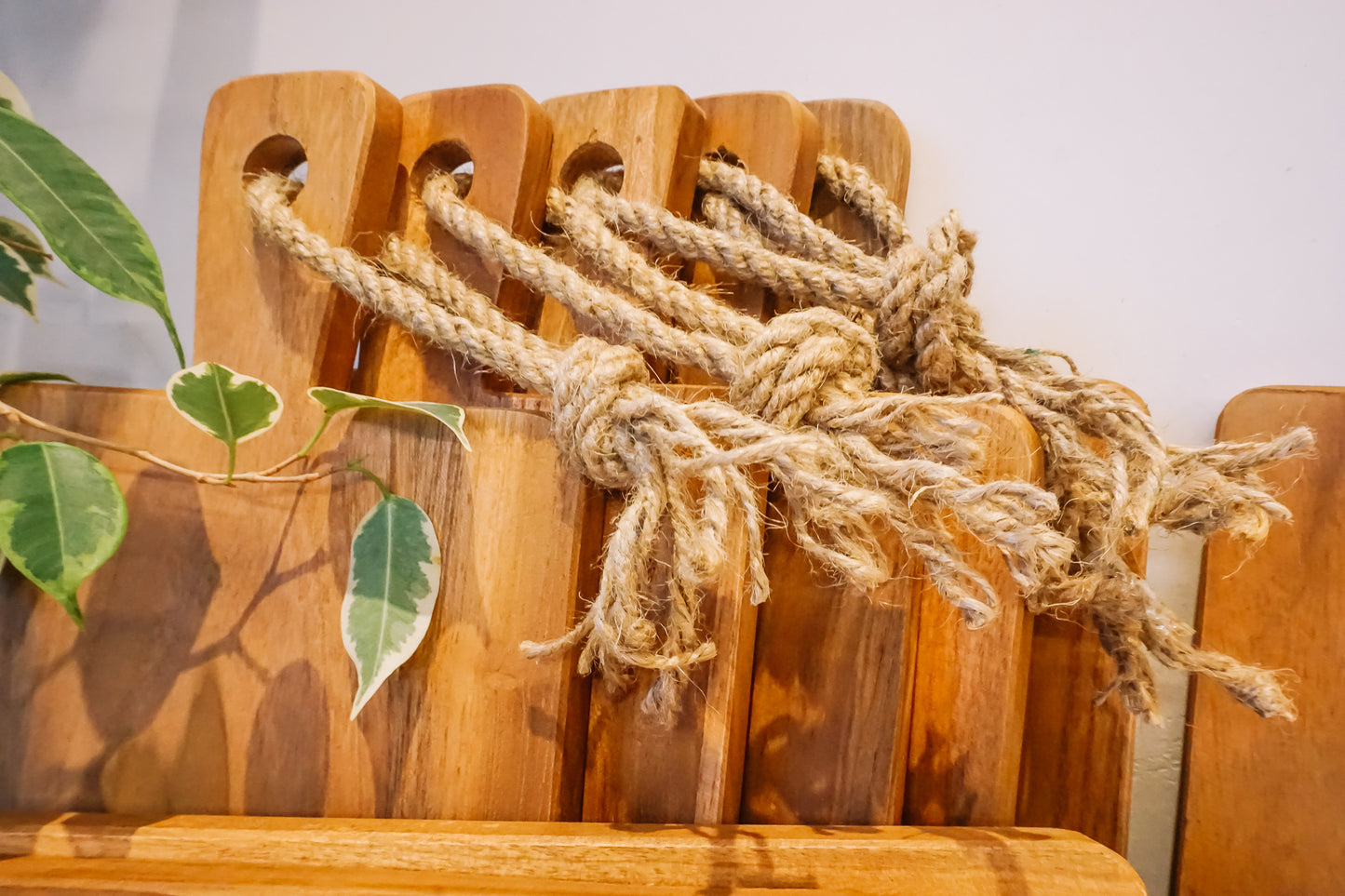 Gegraveerde tapasplank teak hout