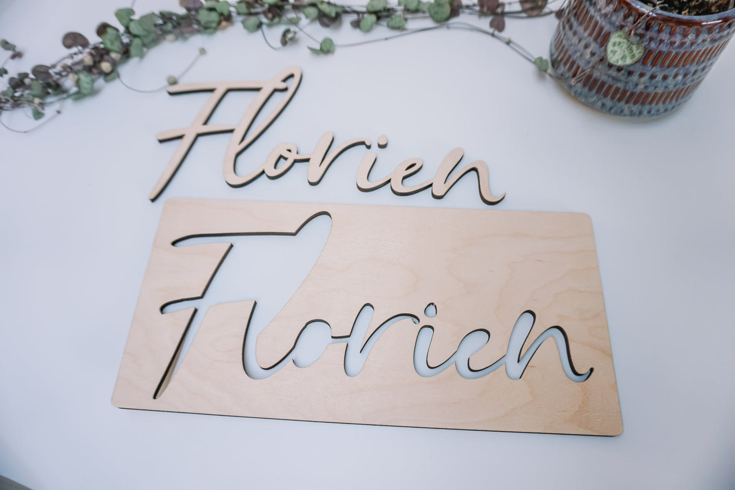 Houten naam