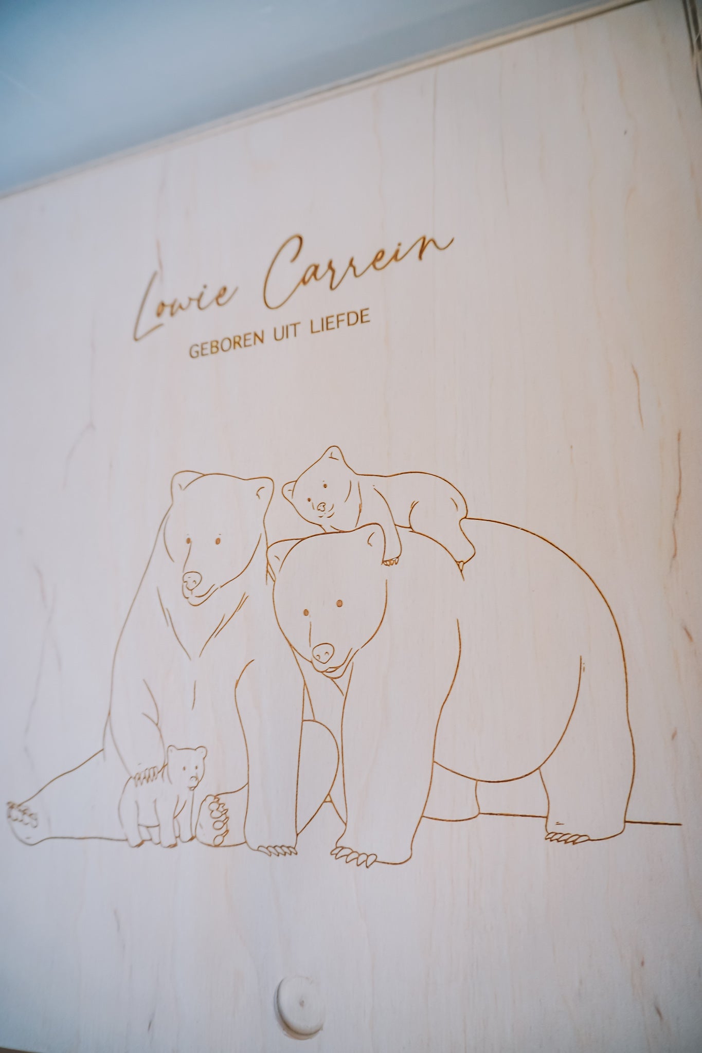 Houten herinneringskist XL - Eigen ontwerp