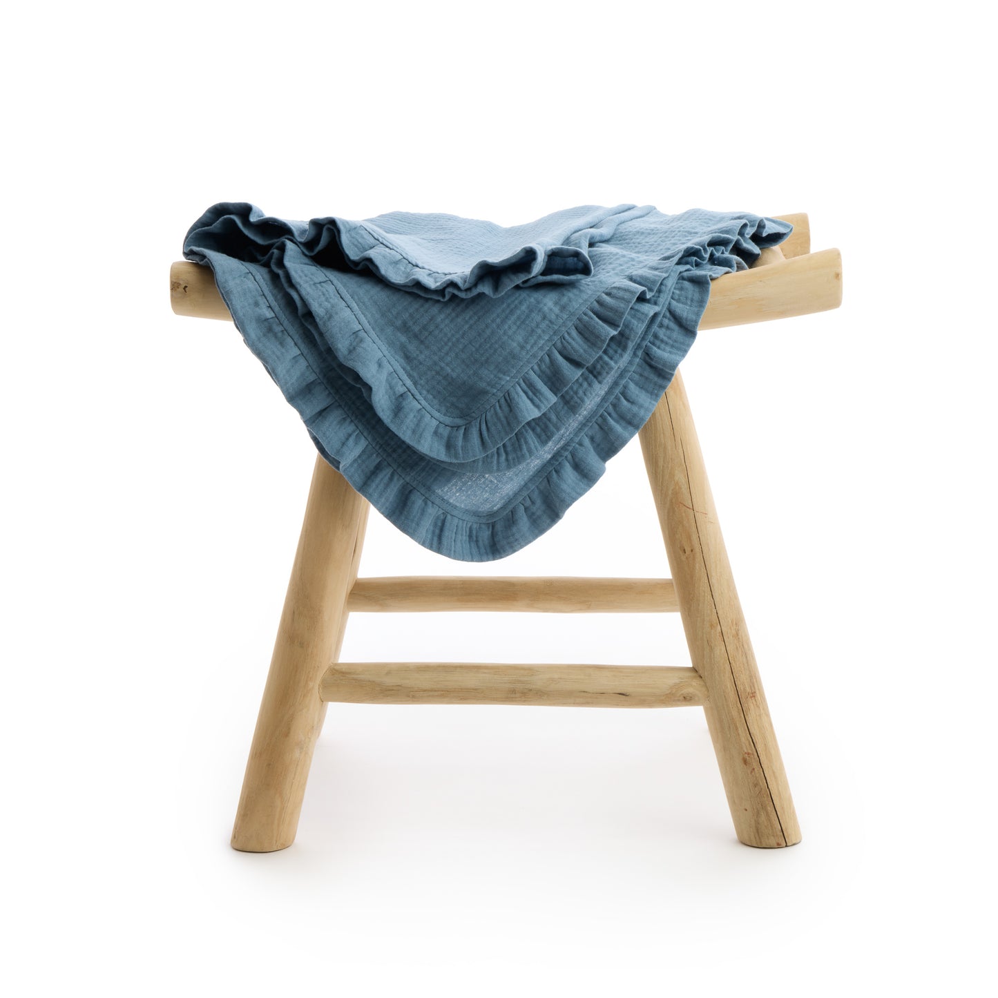 Geborduurd tetradeken met ruffles