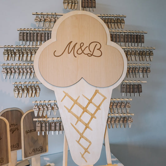 Gegraveerde bedankjes voor feest bij www.krea-haus.be