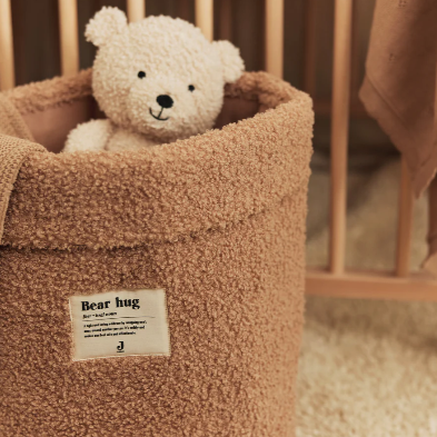 Opbergmand voor speelgoed en knuffels ideaal voor de babykamer bij www.krea-haus.be