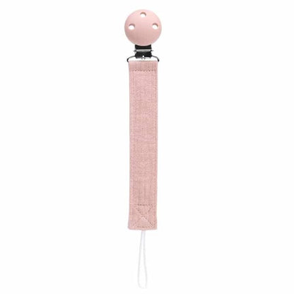 roze speenkoord met clip aan 