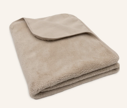 Deken 100x150 cm Basic Jersey / Sherpa