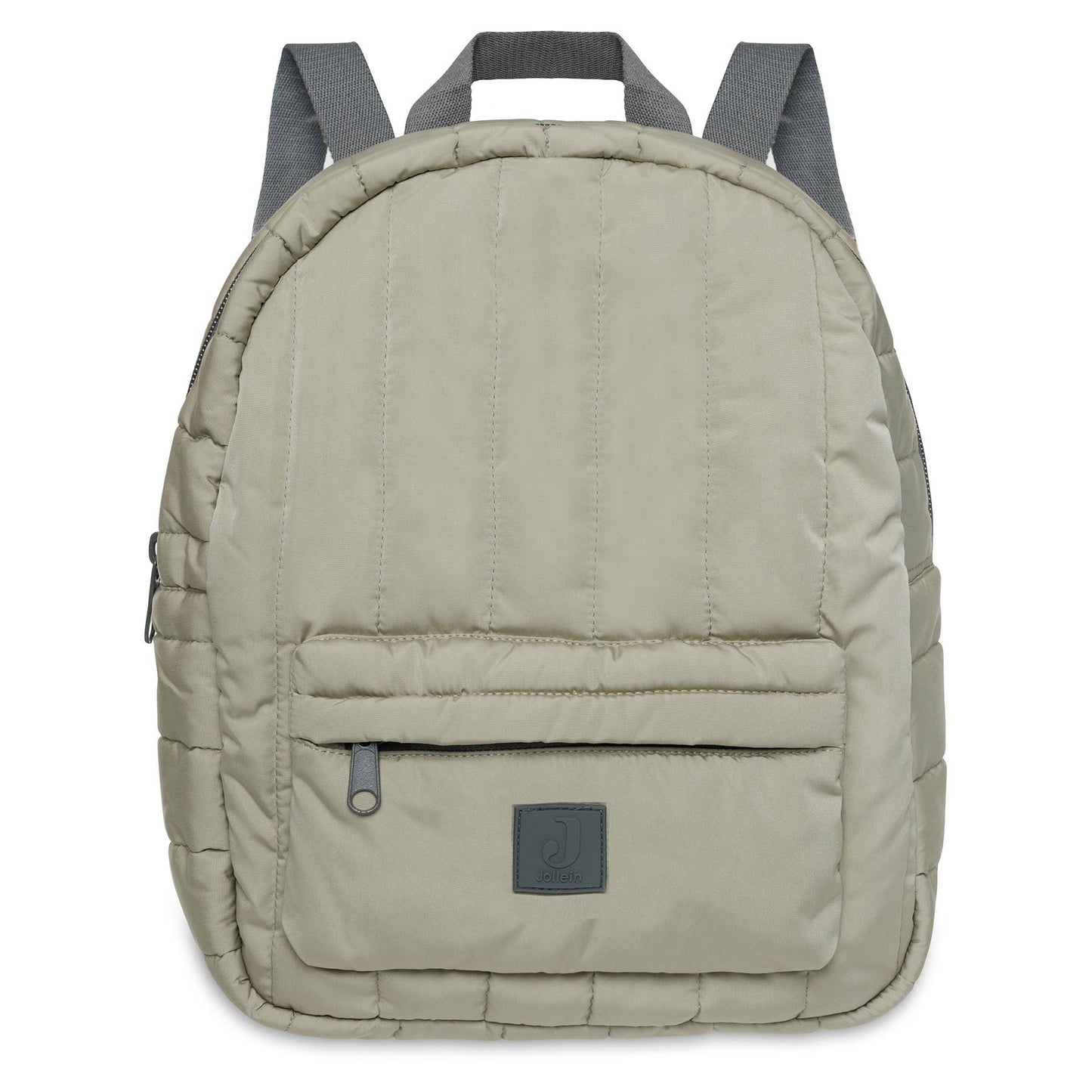 Rugtasje Puffed in olive green van Jollein, trendy kinderrugzakje voor school, opvang, kamp of uitstapjes