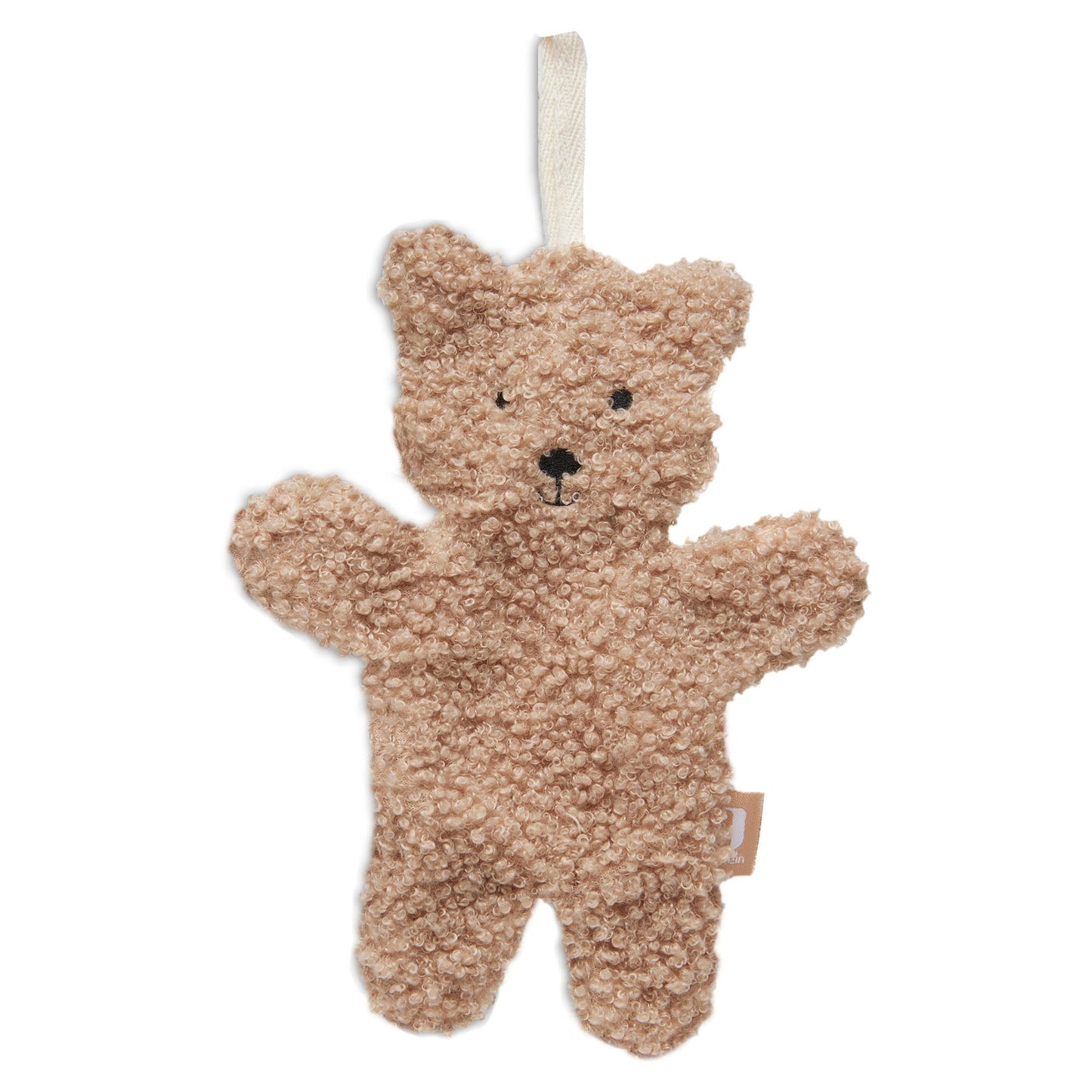 Speendoekje Teddy Bear in biscuit van Jollein, zacht tutdoekje voor baby dat geborduurd kan worden met naam en leuk is als geboortegeschenk.