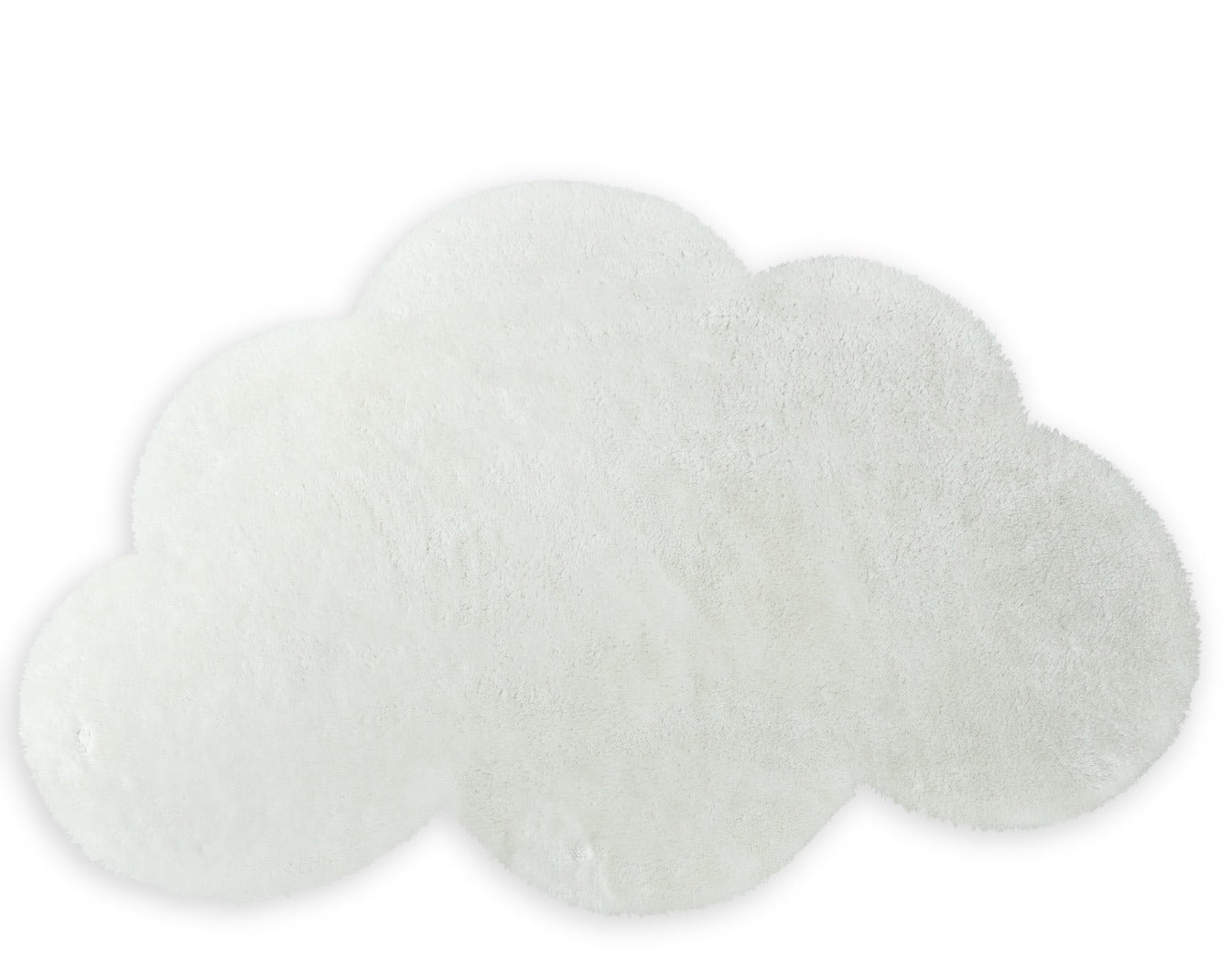 Tapijtje in de vorm van een wolk voor de babykamer