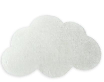Tapijtje in de vorm van een wolk voor de babykamer